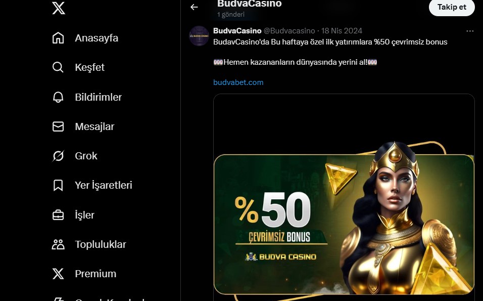 Budvacasino Twitter